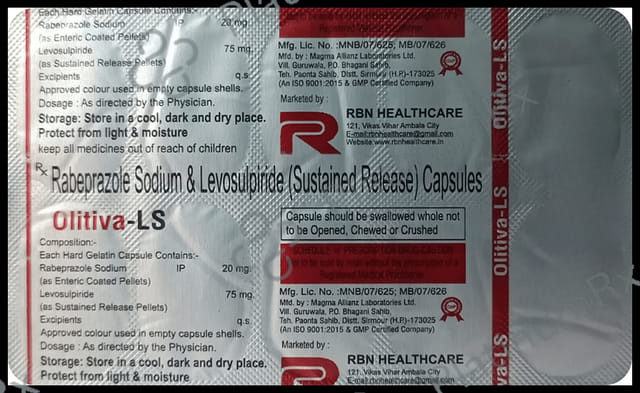Olitiva LS 75/20mg Capsule SR 10s