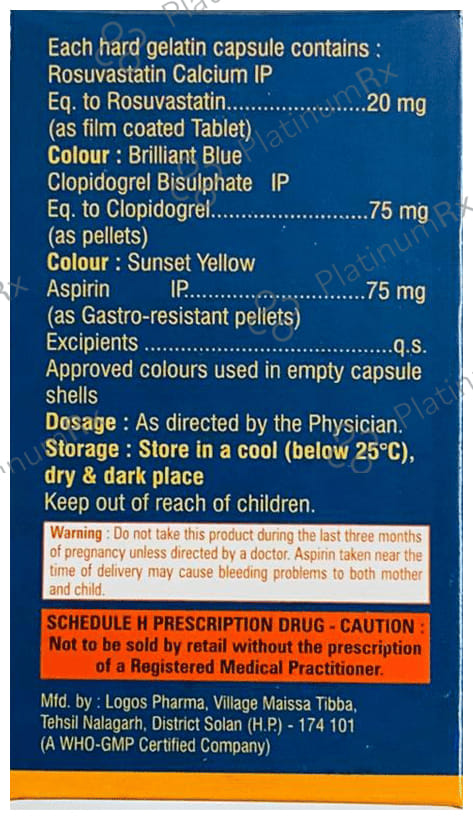 Rosuhenz Gold 20 Capsule