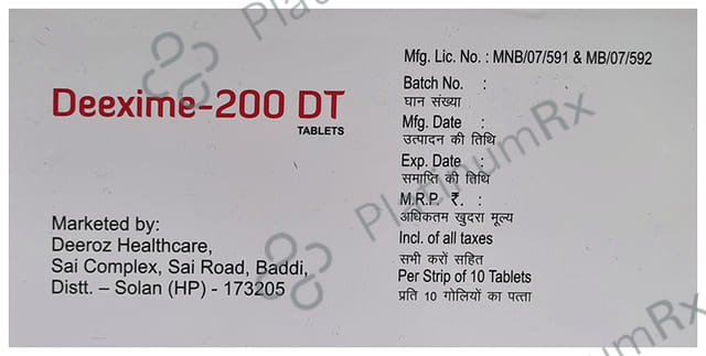 Deexime 200 DT Tablet