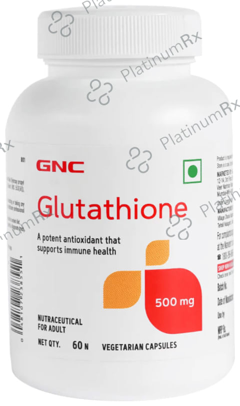 GNC Glutathione 500mg Vegetarian Capsule