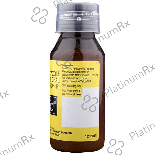 Metrogyl 200mg Suspension 60ml