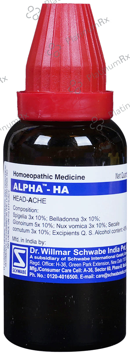 Dr Willmar Schwabe India Alpha - HA Drop