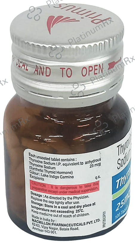 Thyrorich 25mcg Tablet 100s