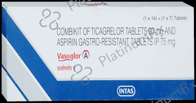 Vasoglor A 75/90mg Combikit 1s
