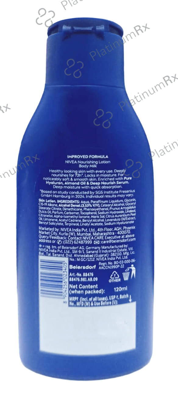 Nivea Body Milk Nourishing Lotion 120 ml