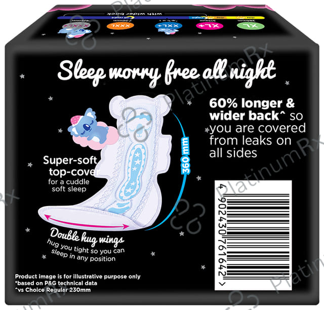 Whisper Koala Soft Bindazzz Nights Pads - Size XXL+
