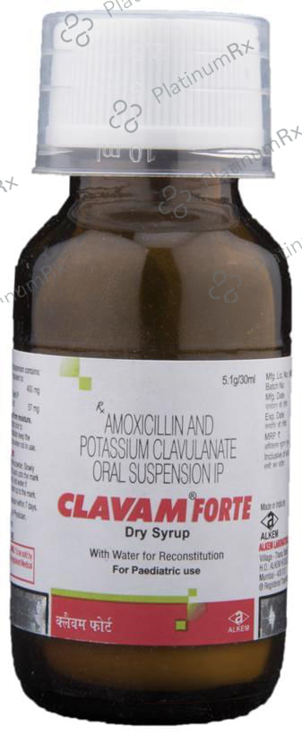 Clavam Forte 400/57mg Dry Syrup 30ml