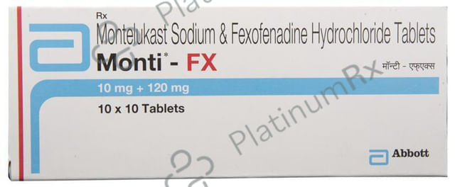 Monti FX 10/120mg Tablet 10s