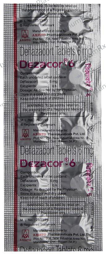 Dezacor 6mg Tablet 10s