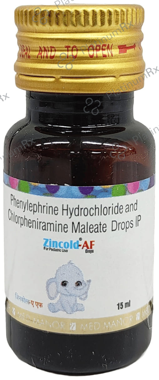 Zincold AF 2/5mg Oral Drops 15ml