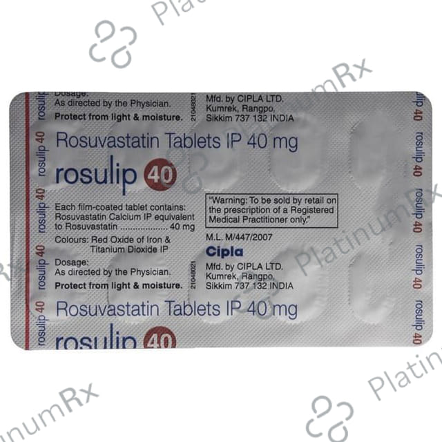 Rosulip 40mg Tablet 10s