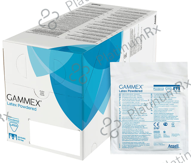 Ansell Gammex Latex Powdered Glove 6.5