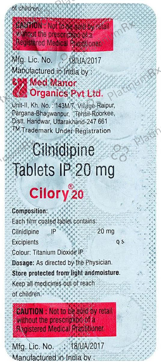 Cilory 20mg Tablet