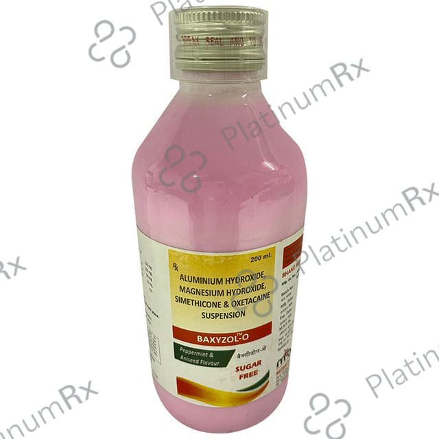 Baxyzol-O Oral Suspension Sugar Free