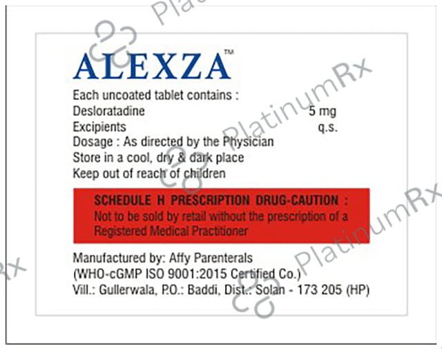 Alexza 5mg Tablet 10s