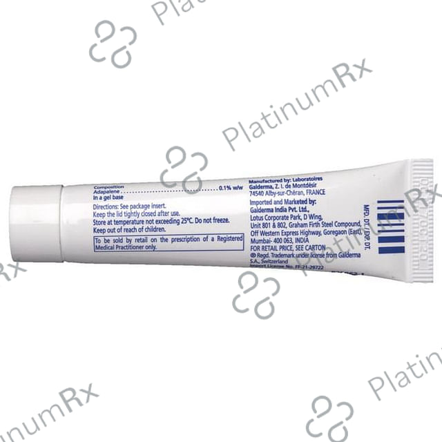Adaferin 0.1% Gel 15gm
