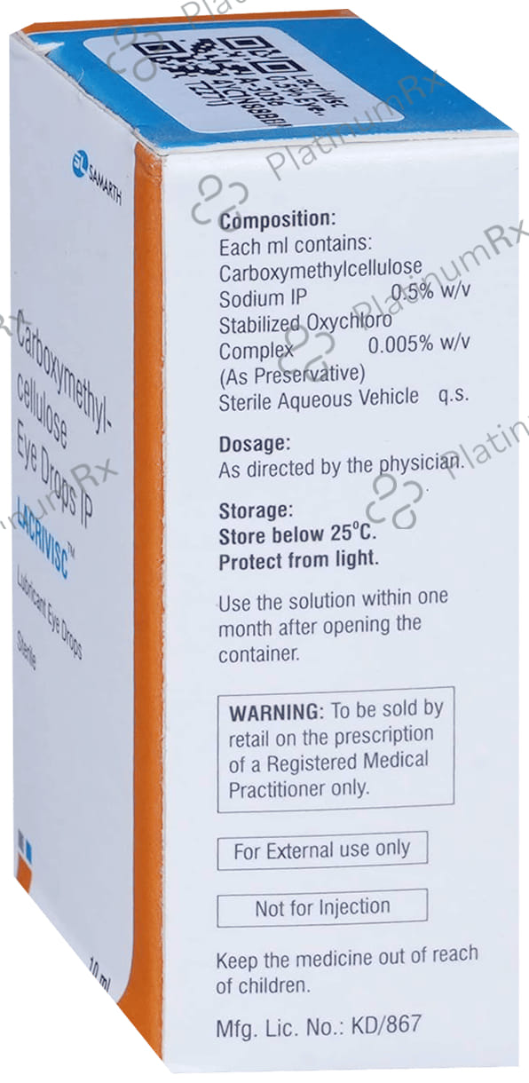 Lacrivisc 0.5% Eye Drop 10ml