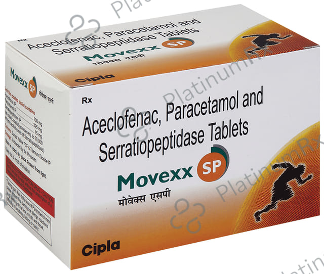 Movexx SP 100/325/15mg Tablet 10s