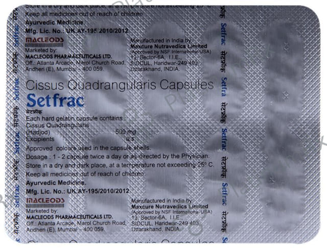 Setfrac 500mg Capsule 10s