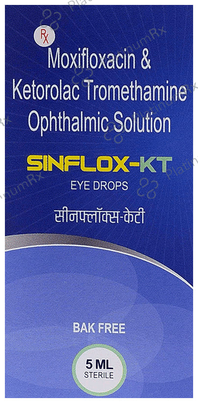 Sinflox-KT Eye Drop BAK Free
