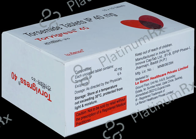 Torvigress 40mg Tablet 10s