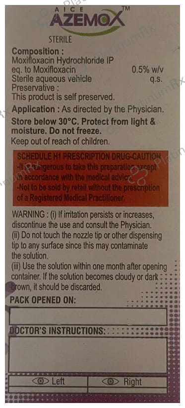 Azemox 0.5% Eye Drop