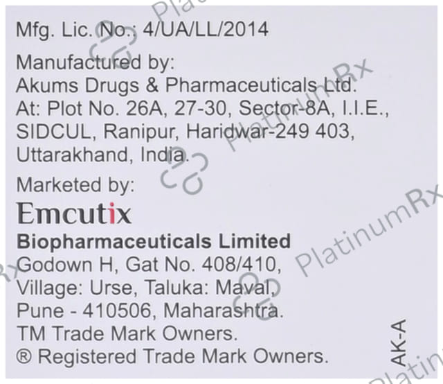 Emtofa XR 11mg Tablet 10s