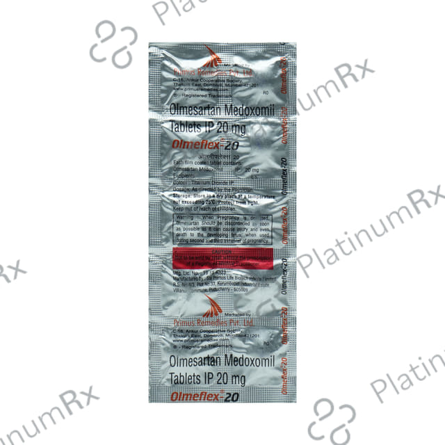 Olmeflex 20mg Tablet 10s