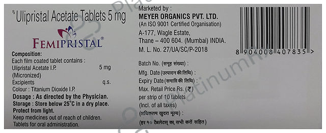 Femipristal 5mg Tablet 10s