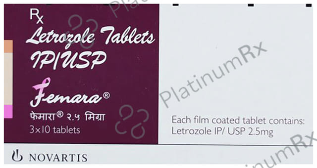 Femara 2.5mg Tablet 10 Tablet