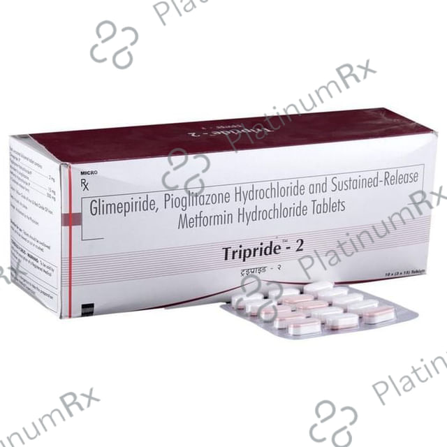 Tripride 2/500/15mg Tablet SR 15s