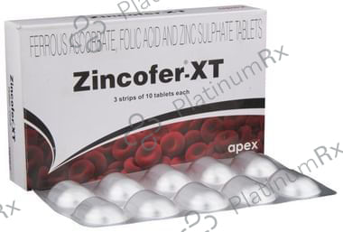 Zincofer XT 100/1500/22.5mg Tablet 10s