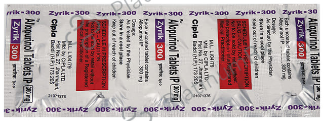 Zyrik 300mg Tablet 10s