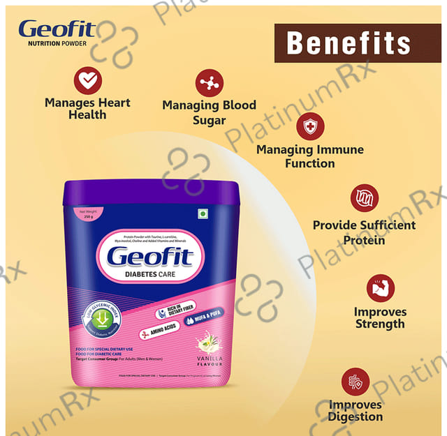 Geofit Diabetes Care Powder Vanilla