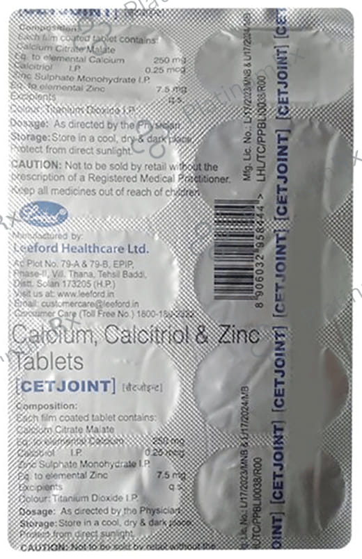 Cetjoint Tablet 10s
