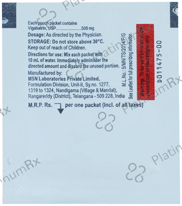 Viganext 500mg Powder For Oral Solution 1s