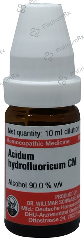 Dr Willmar Schwabe Germany Acidum Hydrofluoricum Dilution CM