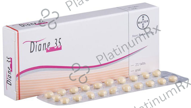 Diane 35 2/0.035mg Tablet 21s