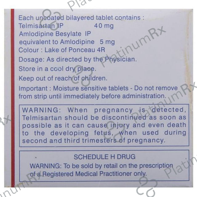 Telmed AM 5/40mg Tablet 10s