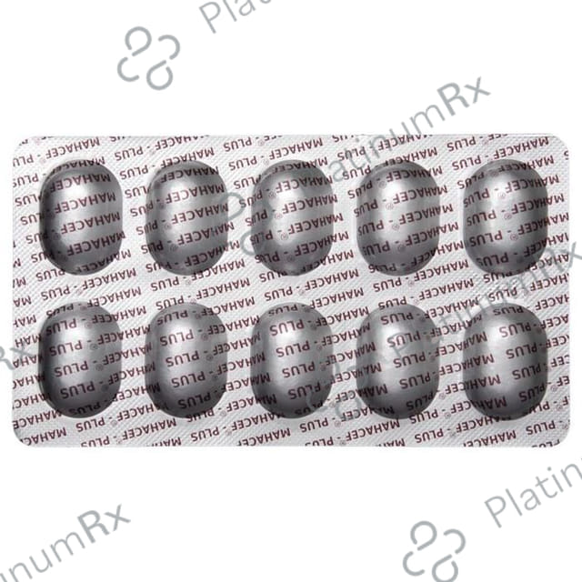 Mahacef Plus 200/200mg Tablet 10s