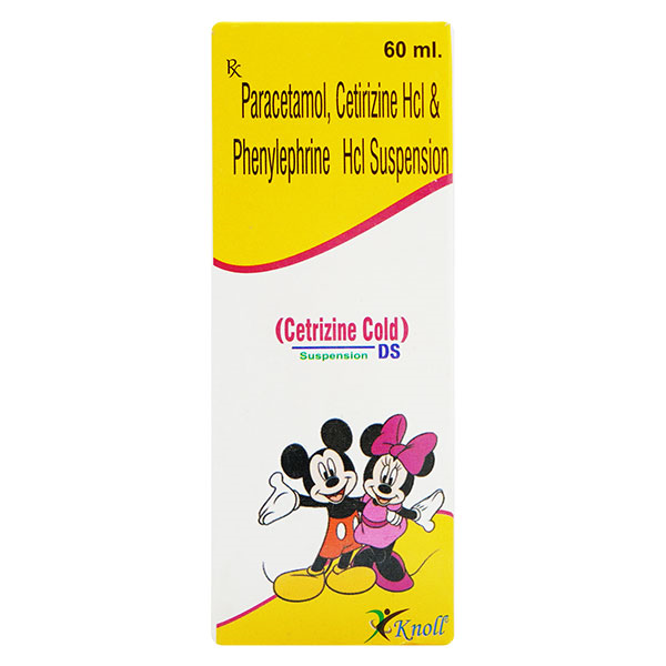 Cetrizine Cold 2.5/125/2.5mg Oral Suspension 60ml