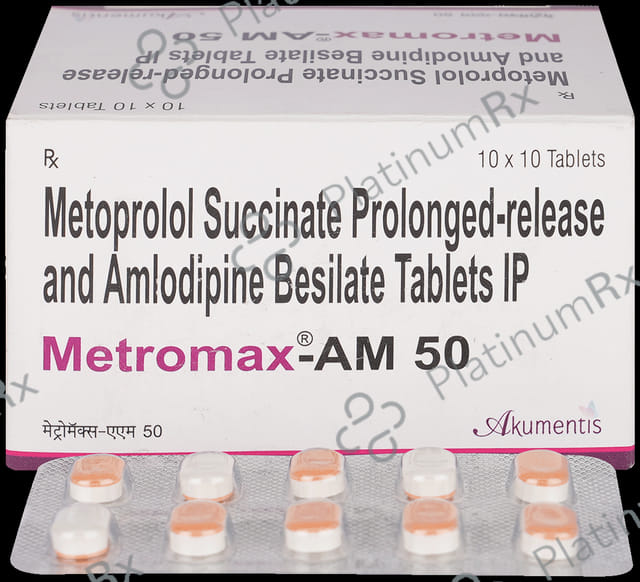 Metromax AM 5 mg/50 mg Tablet