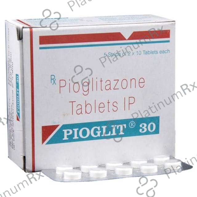 Pioglit 30mg Tablet 10s