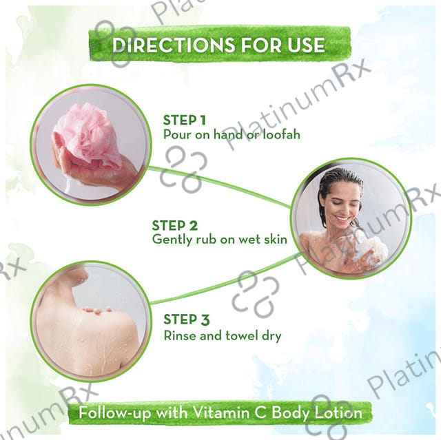 Mamaearth Vitamin C Body Wash - Paraben & SLS-Free - For All Skin Types