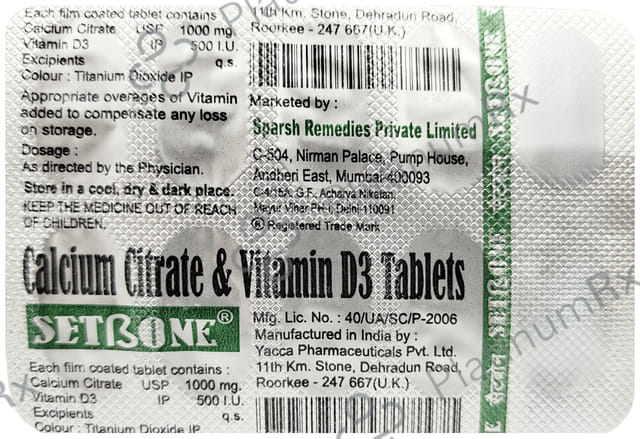 Setbone Tablet