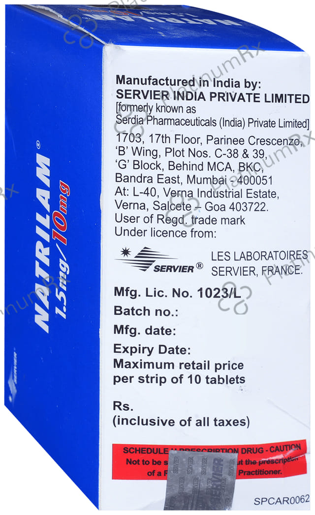 Natrilam 10/1.5mg Tablet SR 10s