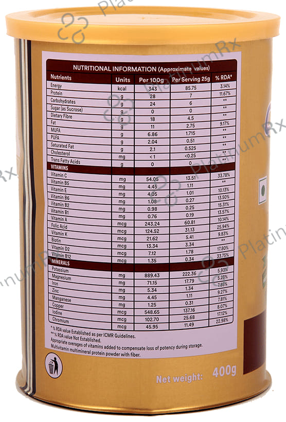 Celevida Nutrition Health Drink Chocolate Powder 400gm