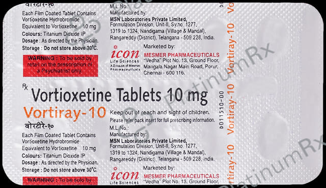 Vortiray 10mg Tablet 10s