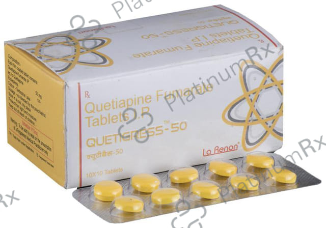 Quetigress 50mg Tablet 10s