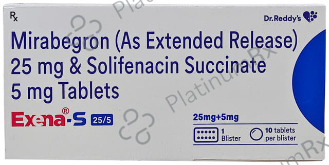 Exena S 25/5mg Tablet 10s